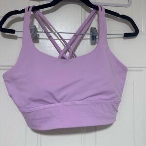 Lululemon energy longline bra medium support B-D